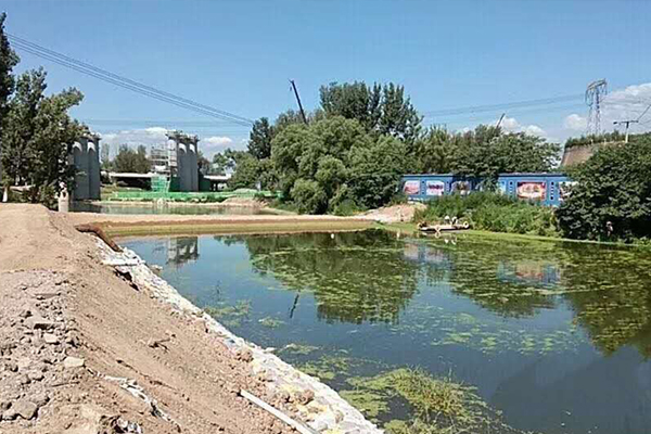 高丽营桥池塘沟渠水体处理工程